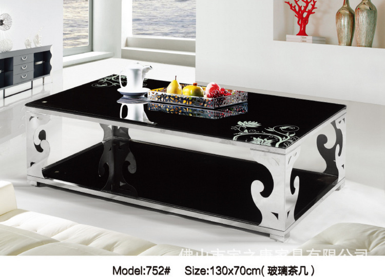 精品展示创意茶几 五金玻璃茶几 简约茶几 办公玻璃茶几