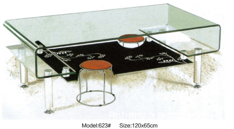 热销推荐五金玻璃茶几 时尚茶几 创意茶几 顺德休闲茶几