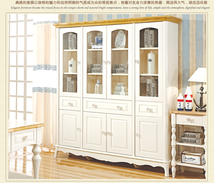 罗曼法式地中海书房家具组合现代实用卧室实木柜子欢迎选购