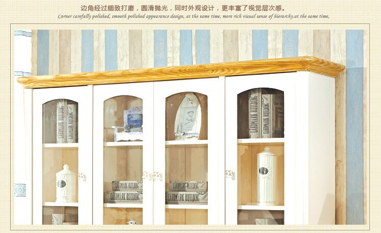 罗曼法式地中海书房家具组合现代实用卧室实木柜子欢迎选购