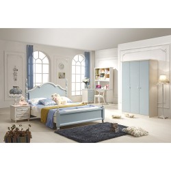 儿童床 经典欧式王子床 儿童套房家具床 单人床 男孩床