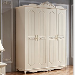 批发供应韩式四门实木衣柜 套房实木衣柜 广东实木衣柜 价格合理