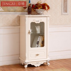 欧式酒柜 欧式客厅实木酒柜  高档象牙白法式储物小酒柜 厂家直销