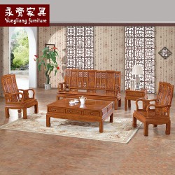 【濠亮家具】顺德红木家具 大量批发供应茶色万字王红木家具 批发