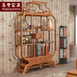 【濠亮家具】花瓶博古架 大量供应非洲黄花梨花瓶博古架 厂家直销