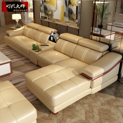 沙发 真皮沙发 客厅家具黄牛皮沙发组合 工厂特价批发