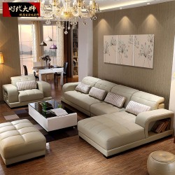 真皮沙发 现代客厅家具多功能真皮组合沙发 高档时尚皮艺沙发
