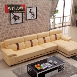 真皮客厅沙发组合 简约现代真皮沙发小户型皮艺沙发 优惠厂销