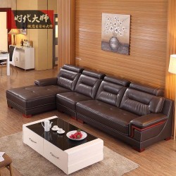 真皮沙发 现代客厅皮艺沙发 耐磨真皮组合沙发 新款休闲简约沙发