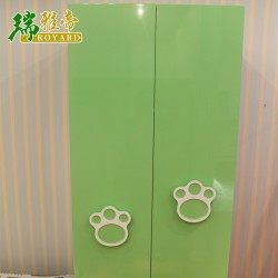 厂家直销 儿童衣柜 熊猫样式儿童衣柜 儿童双门衣柜 儿童两门衣柜
