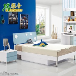 瑞雅帝家具  批发价 儿童板式床 1.2米1.5米儿童床 儿童单人床