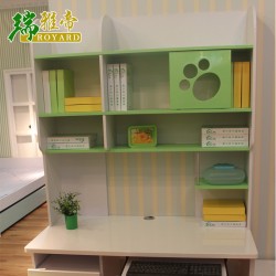 瑞雅帝家具  批发价 儿童书桌柜 连体书桌柜 儿童熊猫卡通书桌柜