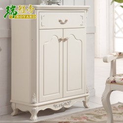 批发直销 韩式实木象牙玄关鞋柜 欧式实木储物柜 收纳鞋柜