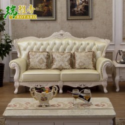 厂家批发 法式多人组合真皮沙发实木沙发欧式沙发质量保证