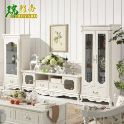 厂家直销批发 田园高档酒柜 客厅酒柜 法式双门酒柜 质量保证