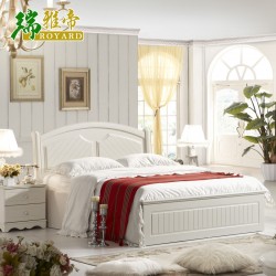 特价批发双人床 田园风格双人床 1.5米双人床 卧室双人床