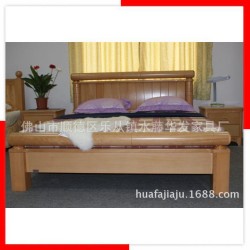 实木床外贸原单成人双人1.5*2.001.8*2.00实木床厂家直销