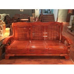 沙发5件套客厅组合沙发全实木坚固耐用家具1+2+3 六件套