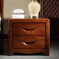 厂家直销  现代中式实木床头柜 橡木床头柜 卧室家具配套系列