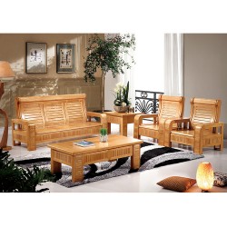 【浩丰】佛山中式家具厂直销客厅全实木沙发组合 中式客厅实木沙发组合