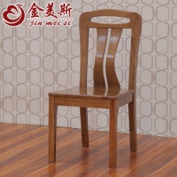 【金美斯】厂家直销 全实木餐椅 中式餐厅家具 中国风全实木餐椅 实木餐椅