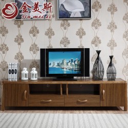 【金美斯】金美斯现代中式地柜 实木电视柜 客厅组合地柜中式电视柜组合