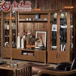 【金美斯】实木客厅套房家具 中式客厅家具 中国风酒柜电视柜边柜客厅系列