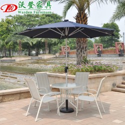 【沃登】沃登家具 户外休闲遮阳伞 高档太阳能罗马伞 沙滩泳池太阳伞