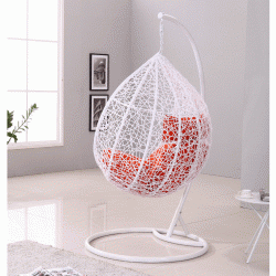 【沃登】沃登户外懒人摇篮室内吊椅吊篮 阳台庭院休闲单双成人仿藤吊篮