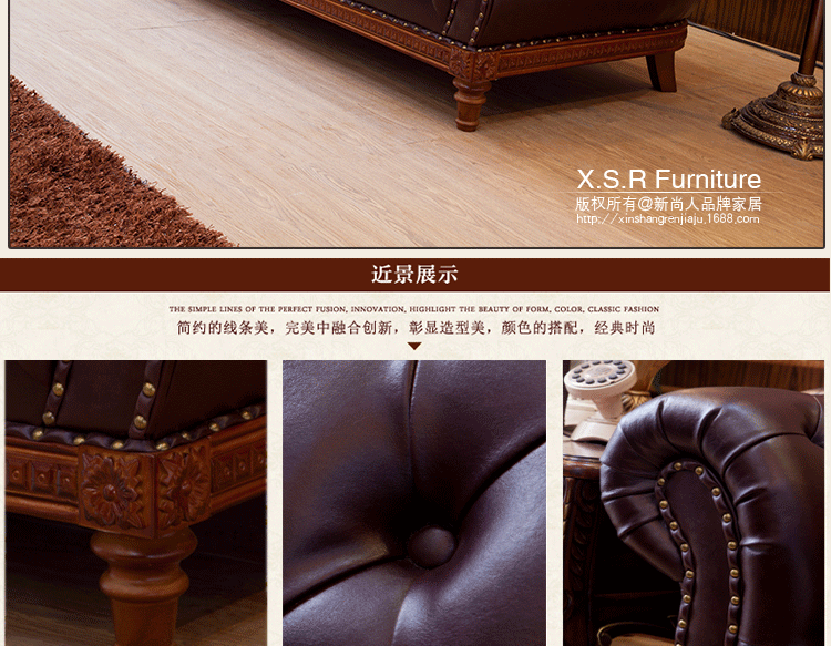 特价欧式沙发 进口黄牛真皮沙发 酒店家具办公家具组合沙发 包邮