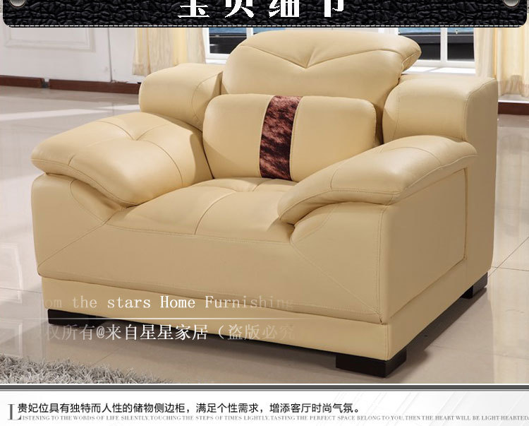 现代出口牛皮转角真皮沙发 大户型组合客厅家具包邮佛山产业沙发