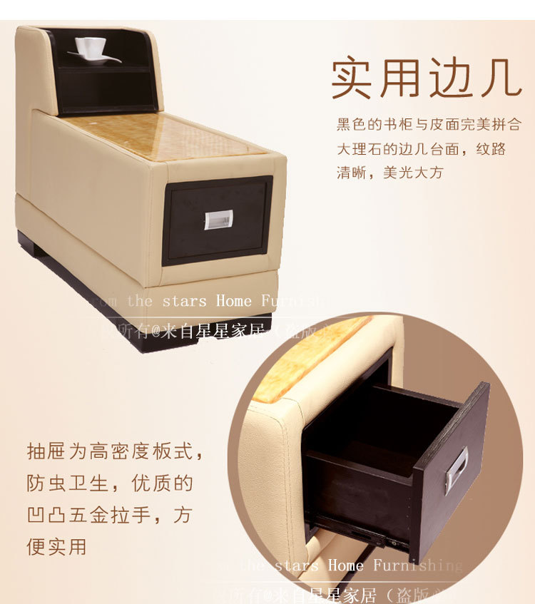 现代出口牛皮转角真皮沙发 大户型组合客厅家具包邮佛山产业沙发