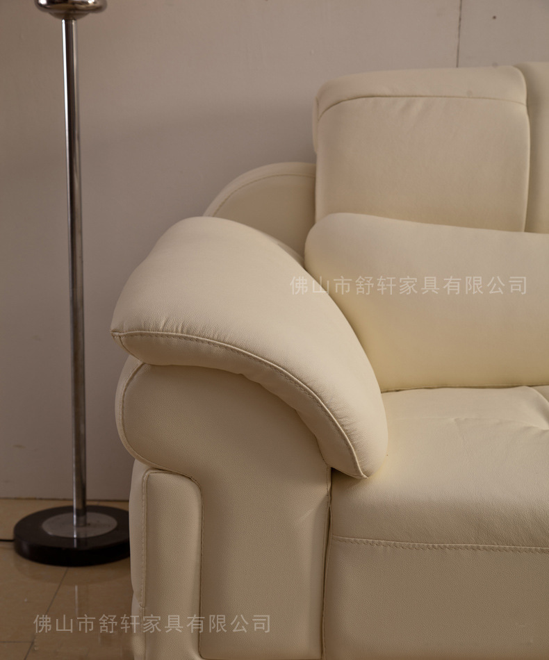 现代休闲真皮沙发进口高档牛皮中厚皮沙发客厅转角组合真皮沙发