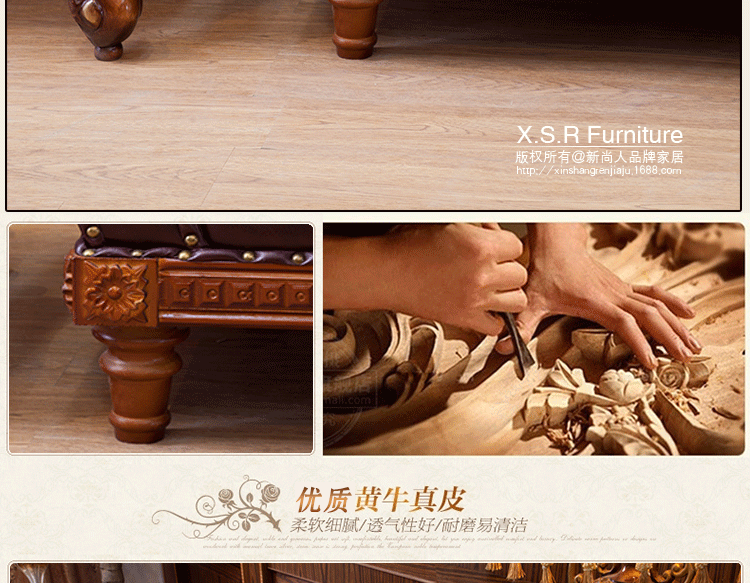 特价欧式沙发 进口黄牛真皮沙发 酒店家具办公家具组合沙发 包邮