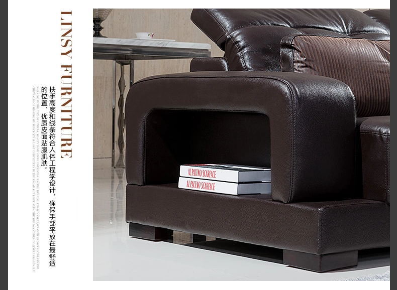 现代休闲进口真皮沙发客厅酒店办公大小户型家具组合shafa批发