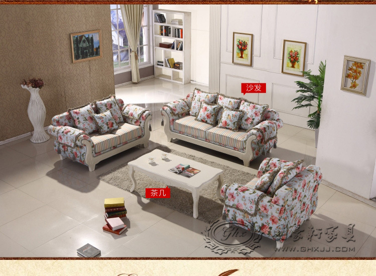 欧式麻布客厅组合沙发 小户型正品厂家特价直销顺德家具爆品沙发