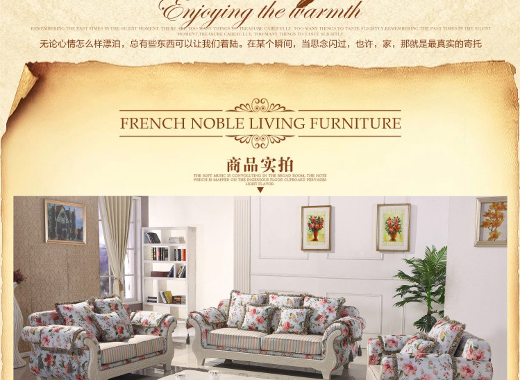 欧式麻布客厅组合沙发 小户型正品厂家特价直销顺德家具爆品沙发