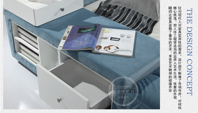 【欧诺恒家具】 厂家专业生产高品质布床   厂家供应  欢迎订购