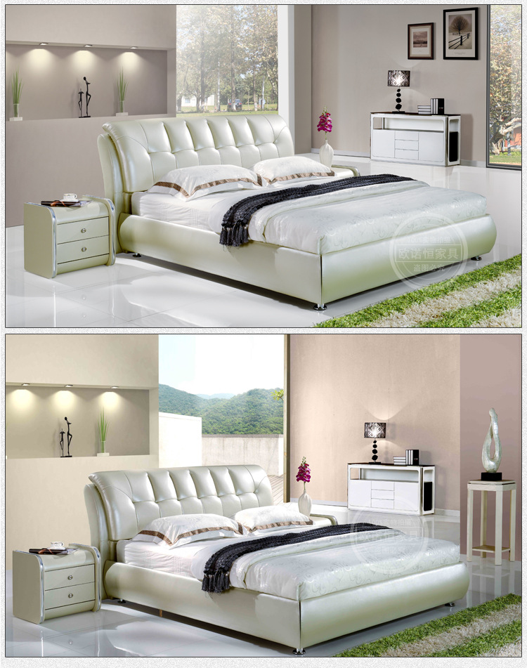 【欧诺恒家具】精选推荐  厂家直销优质皮床   阿里好货源