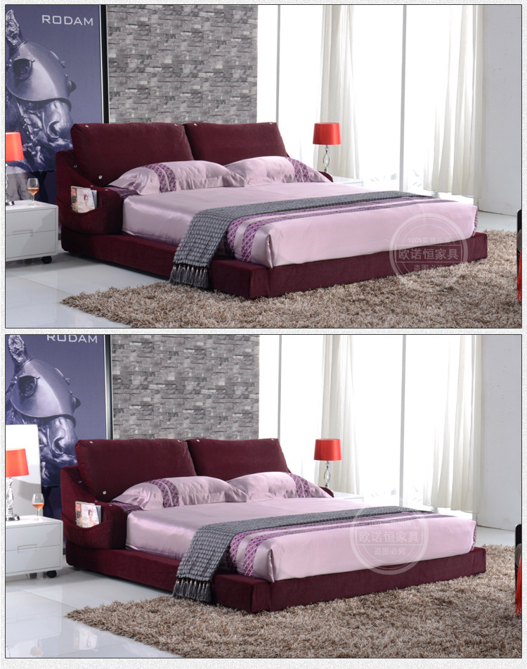 【欧诺恒家具】厂家优质供应高品质布床   大量直销   欢迎订购