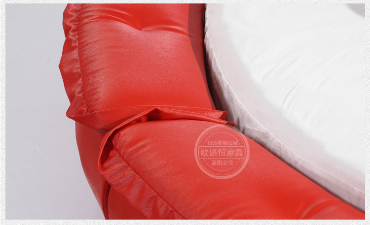 【欧诺恒家具】 厂家直销皮床  圆床  专业生产  欢迎订购