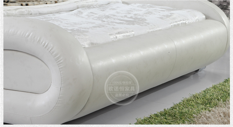 【欧诺恒家具】高贵典雅皮床 精品推荐  厂家直销   价格优惠