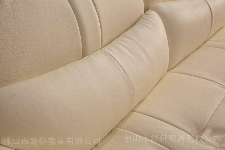 现代休闲真皮沙发进口高档牛皮中厚皮沙发客厅转角组合真皮沙发