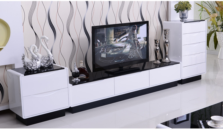 现代简约白色储物柜 烤漆床头柜 二斗柜收纳柜 特价宜家