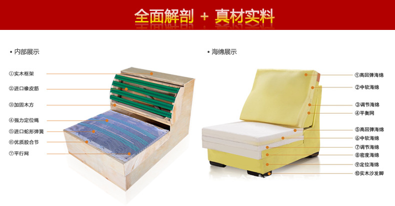 现代简约宜家休闲高档进口头层厚牛皮艺 真皮沙发客厅转角组合