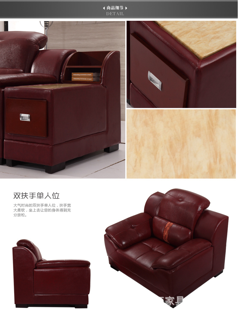 现代简约宜家休闲高档进口头层厚牛皮艺 真皮沙发客厅转角组合