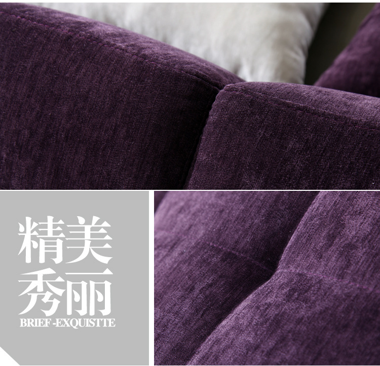 布沙发  高档现代简约布艺沙发客厅组合  贵妃转角大户型沙发