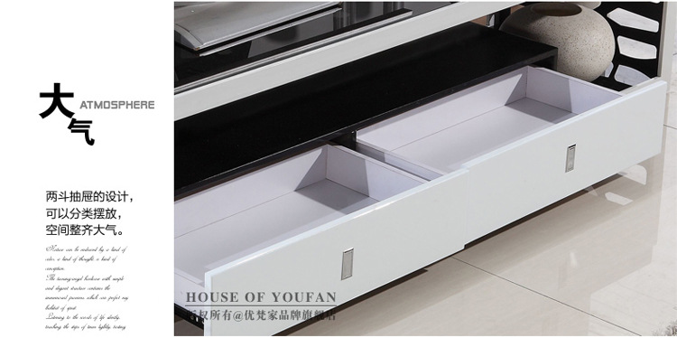 茶几 简约时尚客厅创意现代储物不锈钢化玻璃小茶台