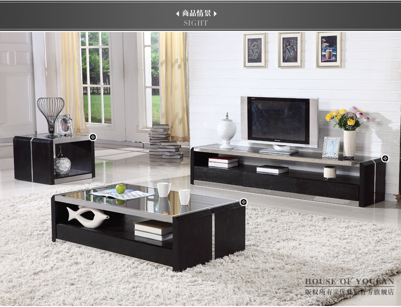 电视柜 简约小户型客厅低长地柜  储物家具