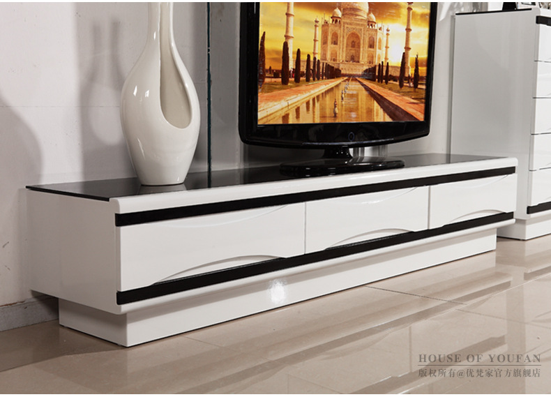 电视柜 简约现代客厅低长地柜子 储物家具